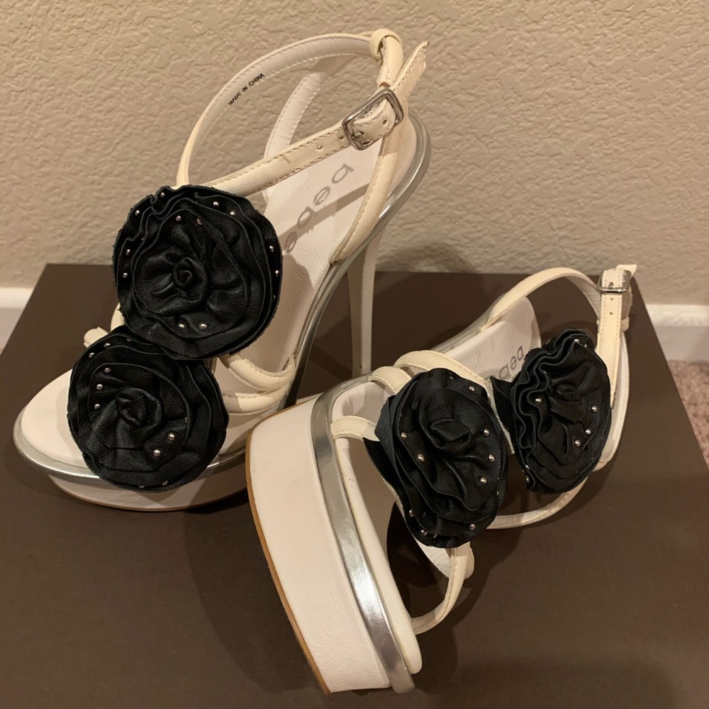 BEBE Platform Pumps